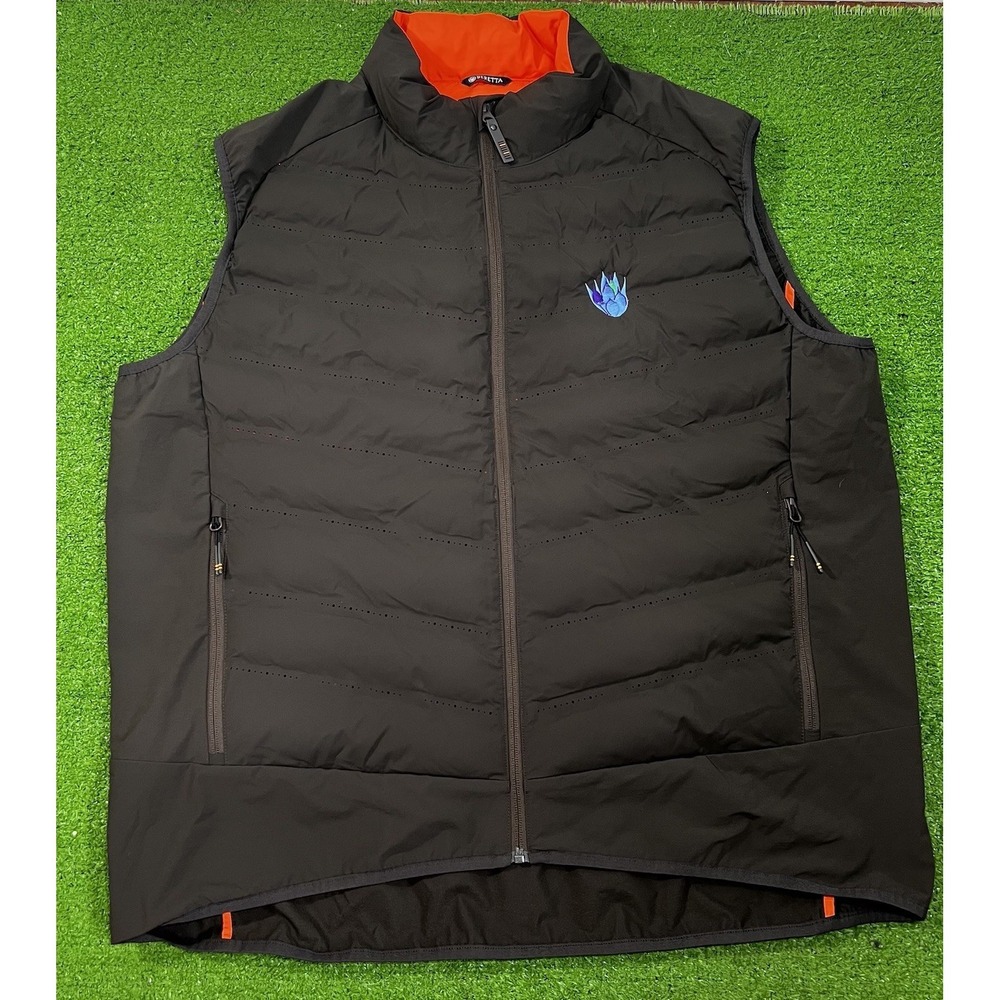 Beretta Hunting Best 2XL Chocolate Brown Blaze Orange Outdoor Agave Logo NWOT